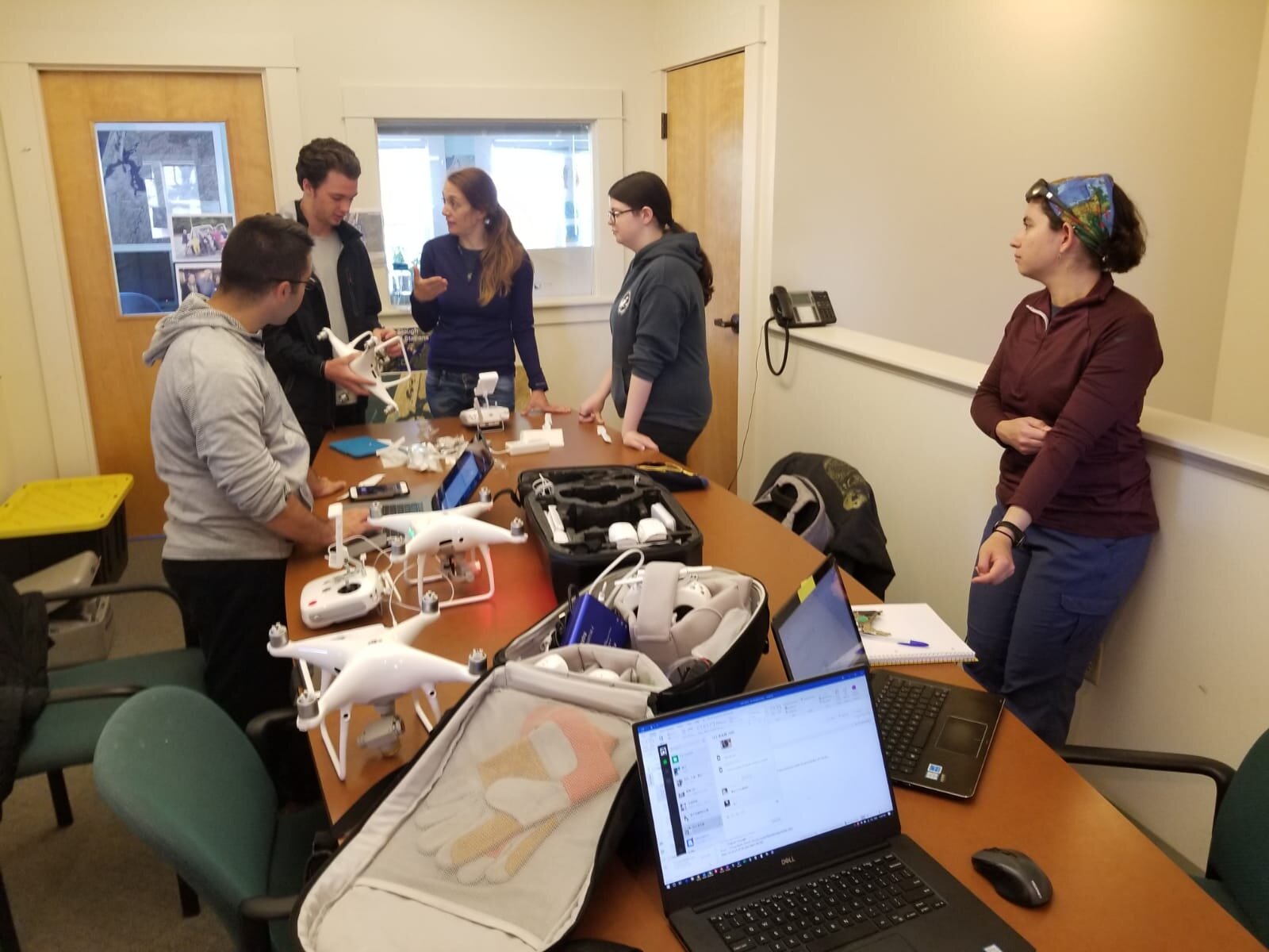 UCF Drone Team Finishes Eelgrass Mapping With Team From Oregon State And Cornell